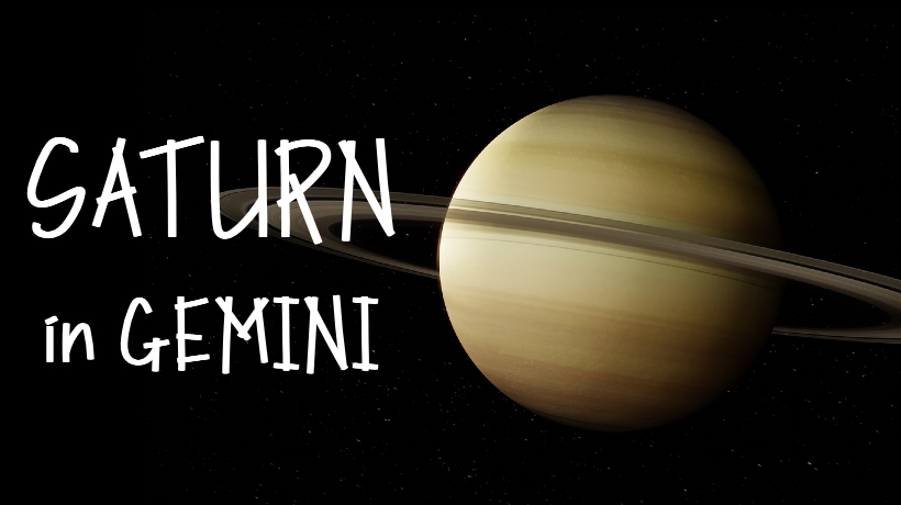 SATURN IN GEMINI